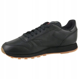 Chaussures Reebok Classic Lthr M 49800 le noir 1