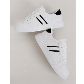 Baskets blanches pour femmes CC-20 Noir 1