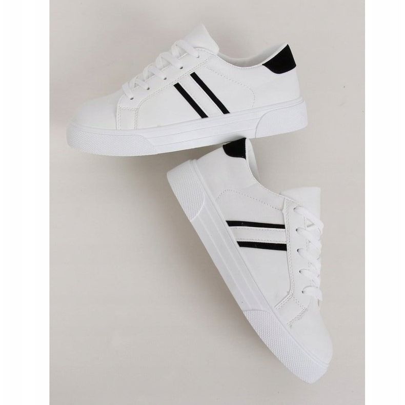 Baskets blanches pour femmes CC-20 Noir le noir 1