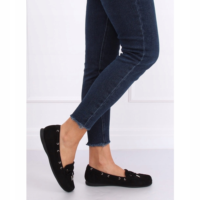 Mocassins femme noirs RQ-1 Noir 1