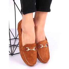 Mocassins femme camel CH-1M16 Camel brun 1