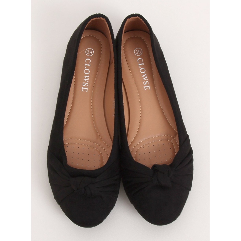 Ballerines femme noires 8F62 Noir le noir 1
