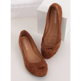 Camel 8F62 Ballerines femme Camel brun 1