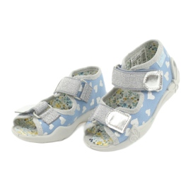 Chaussures pour enfants Befado 242P101 bleu argent 2 Chaussures pour enfants Befado 242P101 bleu argent 2