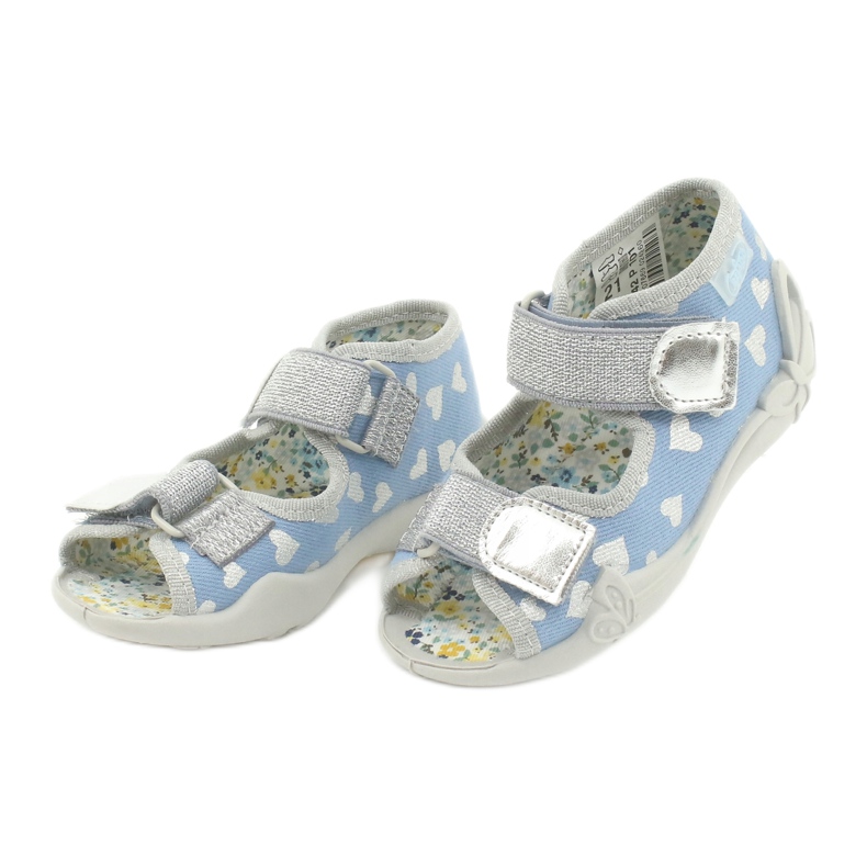 Chaussures pour enfants Befado 242P101 bleu argent 2 Chaussures pour enfants Befado 242P101 bleu argent 2