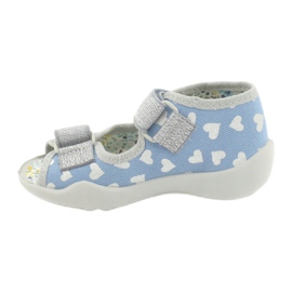 Chaussures pour enfants Befado 242P101 bleu argent 1 Chaussures pour enfants Befado 242P101 bleu argent 1