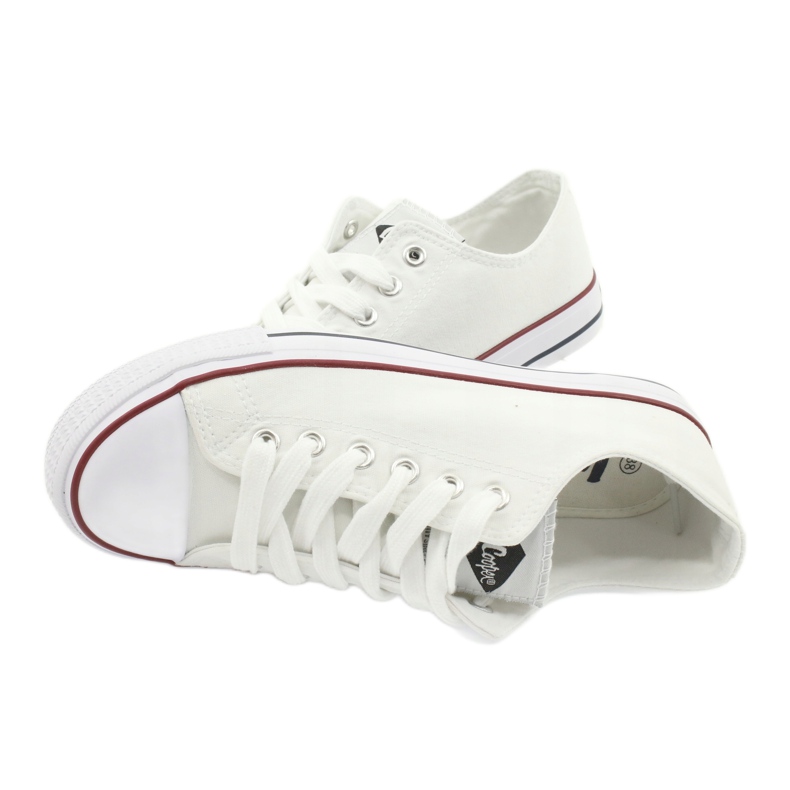 Chariots attachés blancs Lee Cooper blanche 4