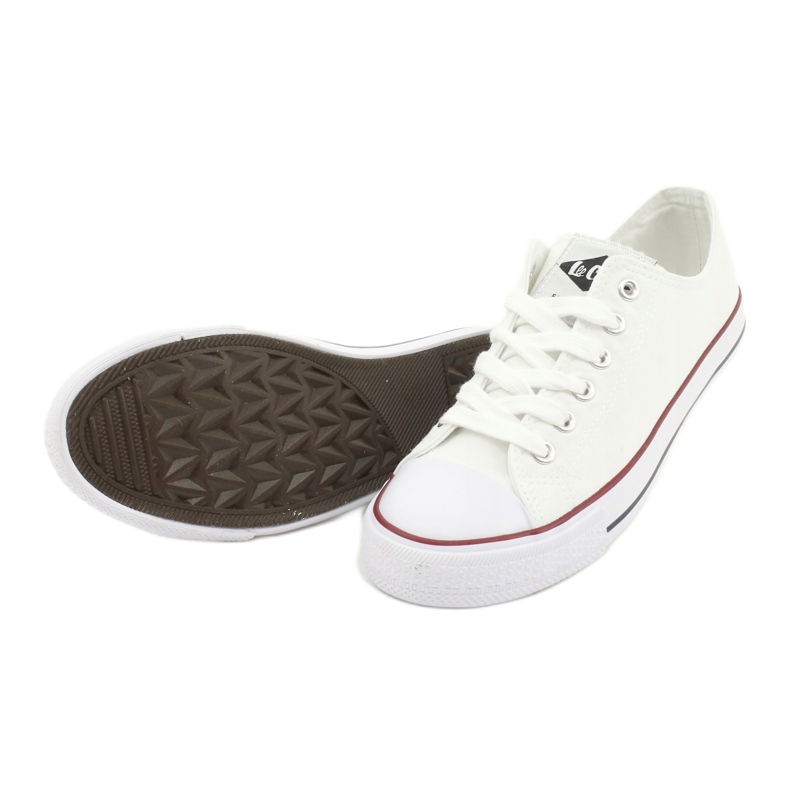 Chariots attachés blancs Lee Cooper blanche 3