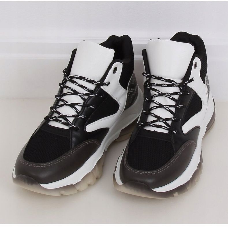 Noir 2000-C06 Baskets montantes noires 1