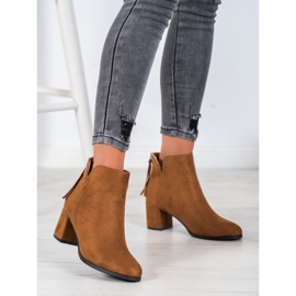 Bottes à fermeture éclair VINCEZA brun 1 Bottes à fermeture éclair VINCEZA brun 1