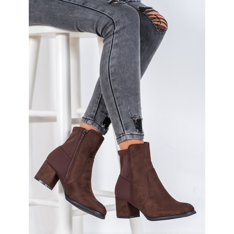 J. Star Bottes marron foncé brun 2