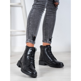 Élégants trappeurs VINCEZA le noir 2 Élégants trappeurs VINCEZA le noir 2