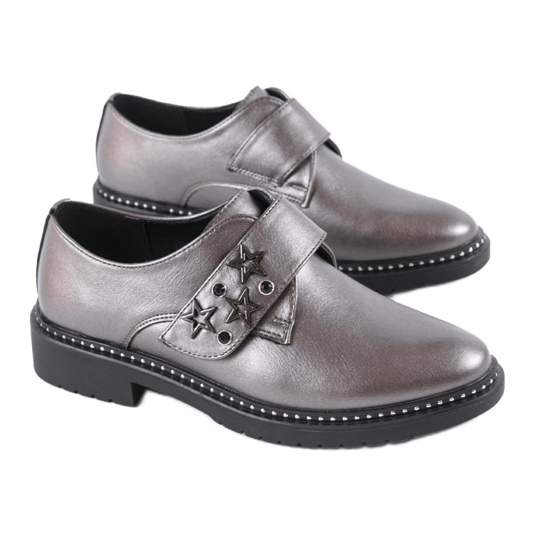 Chaussures femme grises C18-6391 1