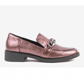 Chaussures à enfiler marron pour femmes C18-6292 multicolore 1