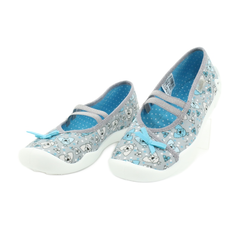 Chaussures pour enfants Befado 116Y274 bleu gris 3