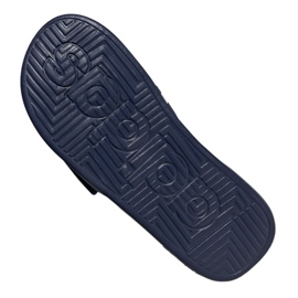 Chaussons Adidas Adissage Tnd M F35564 blanche bleu marin bleu 3