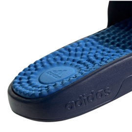Chaussons Adidas Adissage Tnd M F35564 blanche bleu marin bleu 4