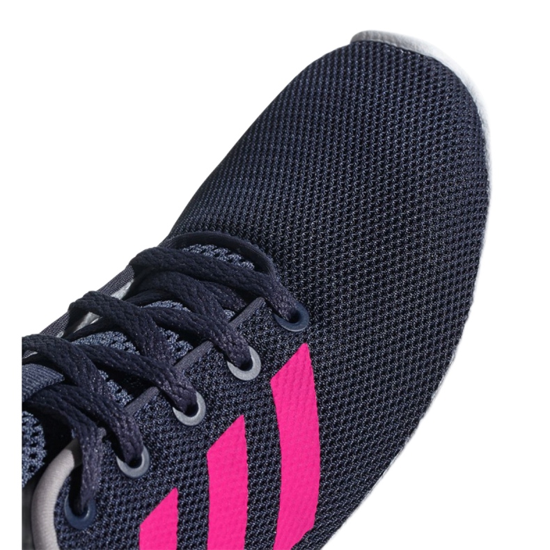 Chaussures Adidas Lite Racer Cln Jr BB7045 bleu marin rose 1