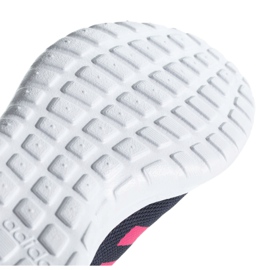 Chaussures Adidas Lite Racer Cln Jr BB7045 bleu marine rose 3