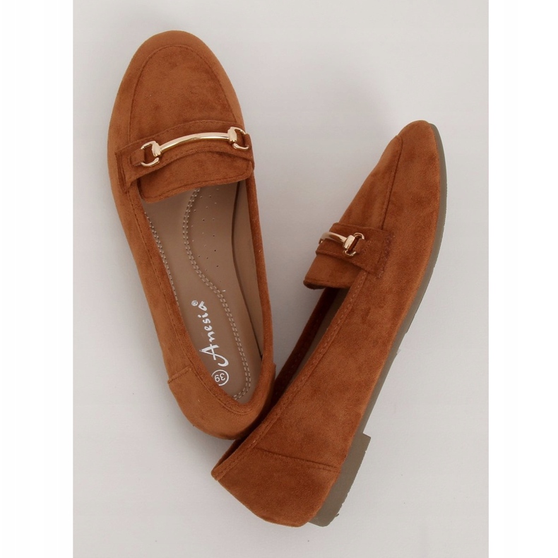 Mocassins femme camel 88-385 Camel brun 1