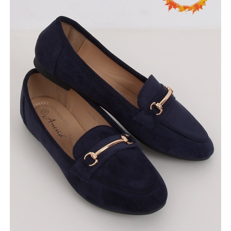 Mocassins femme bleu marine 88-385 Marine 1