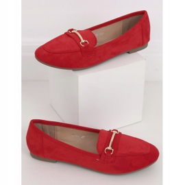 Mocassins femme rouge 88-385 Rouge 1