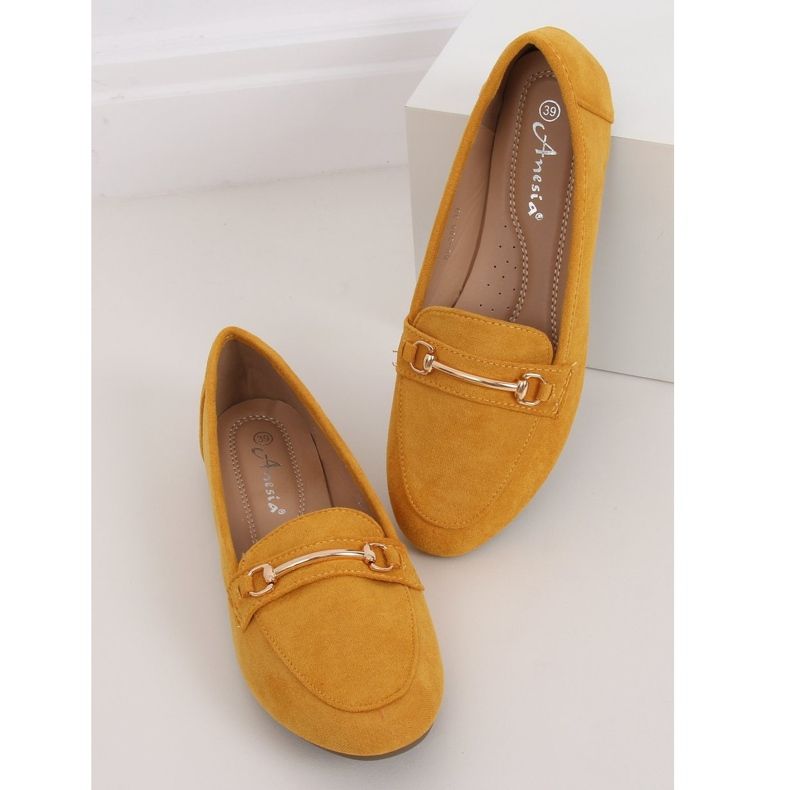 Mocassins Femme Miel 88-385 Jaune 1
