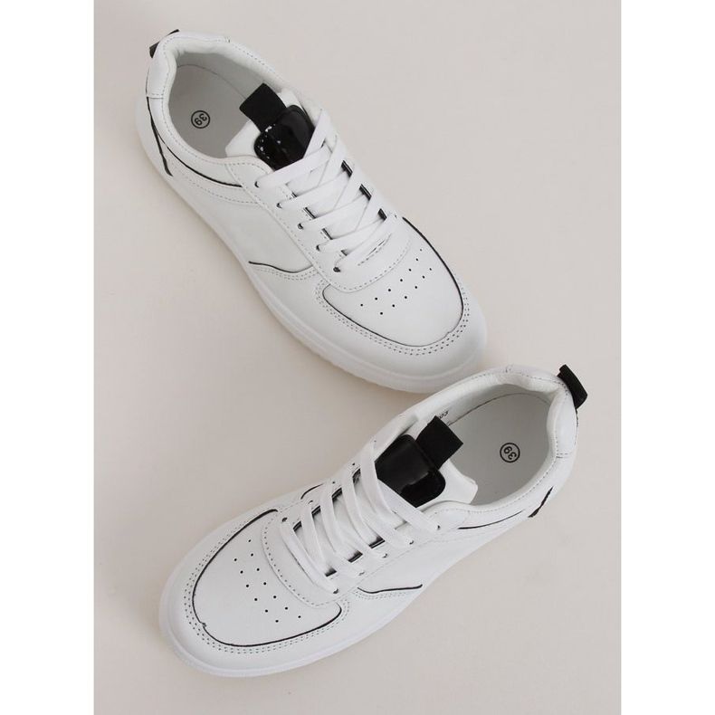 Chaussures de sport pour femmes blanches KK-203 BLANC / NOIR le noir 1 Chaussures de sport pour femmes blanches KK-203 BLANC / NOIR le noir 1