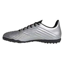 Chaussures de foot Adidas Predator 19.4 Tf M F35634 argent 1