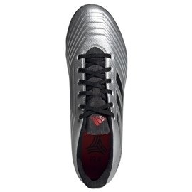 Chaussures de foot Adidas Predator 19.4 Tf M F35634 argent 2