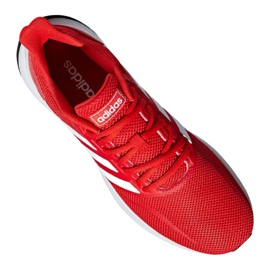 Chaussures d'entraînement Adidas Runfalcon M F36202 blanc rouge 1