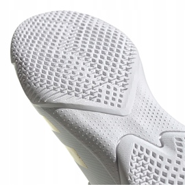 Chaussures de foot Adidas Predator 20.3 In Jr FW9218 gris / argent, blanc, or blanche 1