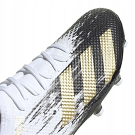 Chaussures de foot Adidas Predator 20.3 L Fg M FW9197 blanc, or blanc 2