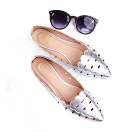 Lu Boo Ballerines Femme Argent Métallisé Dianna 4 Lu Boo Ballerines Femme Argent Métallisé Dianna 4