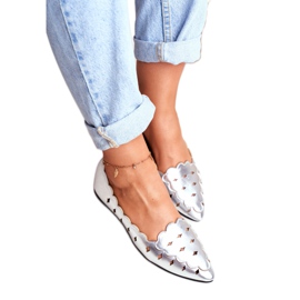 Lu Boo Ballerines Femme Argent Métallisé Dianna 2 Lu Boo Ballerines Femme Argent Métallisé Dianna 2