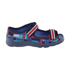 Chaussures enfant Befado 969X153 rouge bleu marin bleu 6