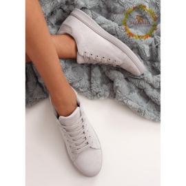 Baskets femme gris daim gris 6301 1