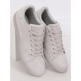 Baskets femme gris daim gris 6301 2