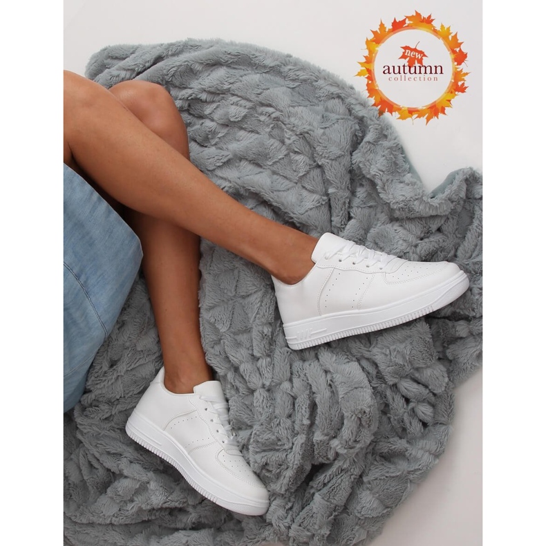 Blanc BL3619-SP Chaussures de sport blanches 1 Blanc BL3619-SP Chaussures de sport blanches 1