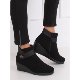 Noir Bottines compensées noires 025 Noir le noir 5