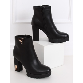 Noir 1032A-GA Bottines compensées noires le noir 2