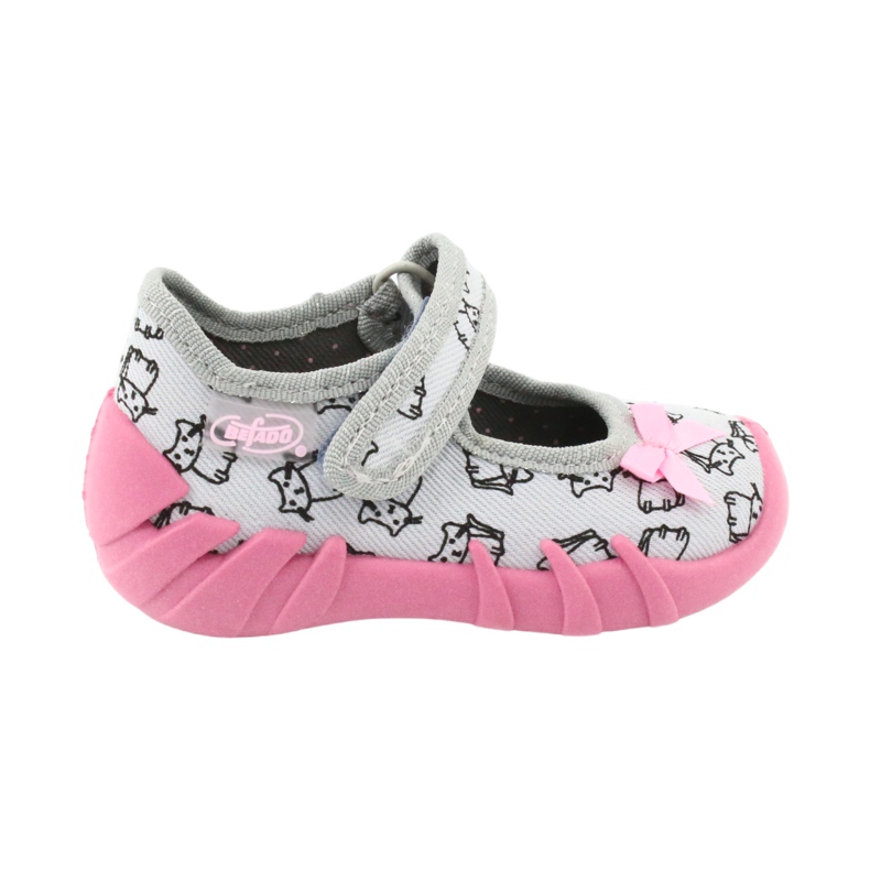 Chaussures enfant Befado 109P198 noir rose gris 6