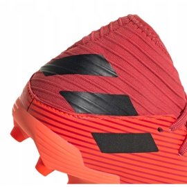 Les chaussures de football adidas Nemeziz 19.3 Fg Jr EH0492 rouge rouge 2