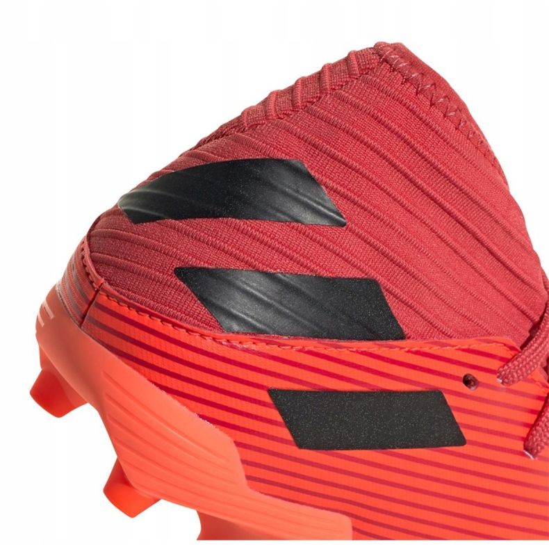 Les chaussures de football adidas Nemeziz 19.3 Fg Jr EH0492 rouge rouge 2