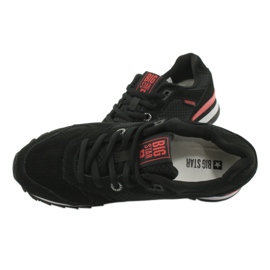Chaussures de sport BIG STAR GG274524 noir rouge 4