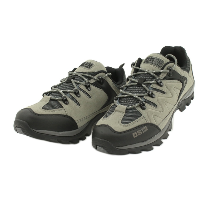Trekking Big Star pour hommes GG174281 le noir gris 2 Trekking Big Star pour hommes GG174281 le noir gris 2