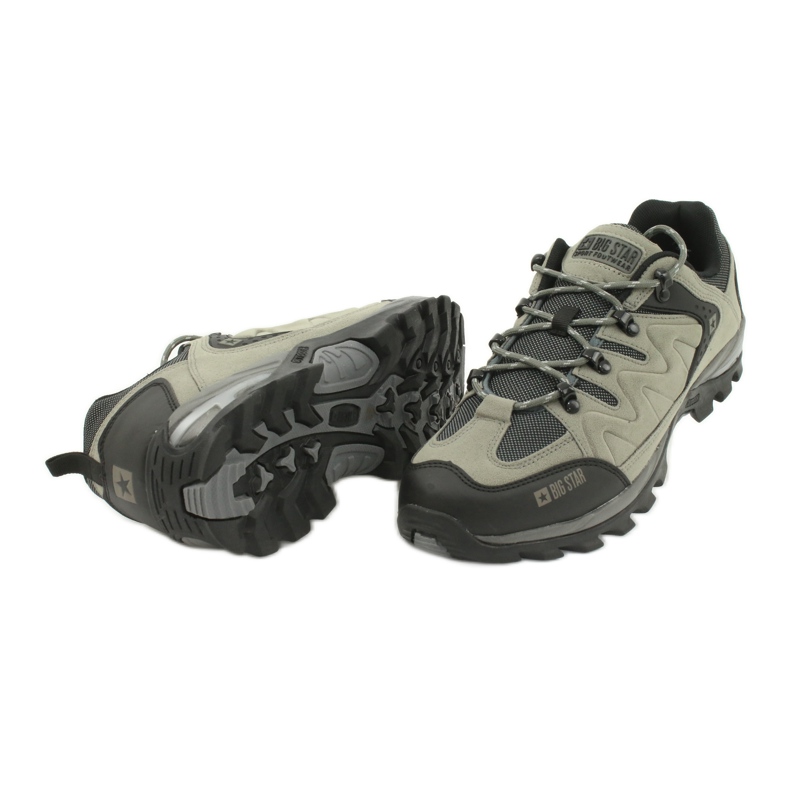 Trekking Big Star pour hommes GG174281 le noir gris 3 Trekking Big Star pour hommes GG174281 le noir gris 3