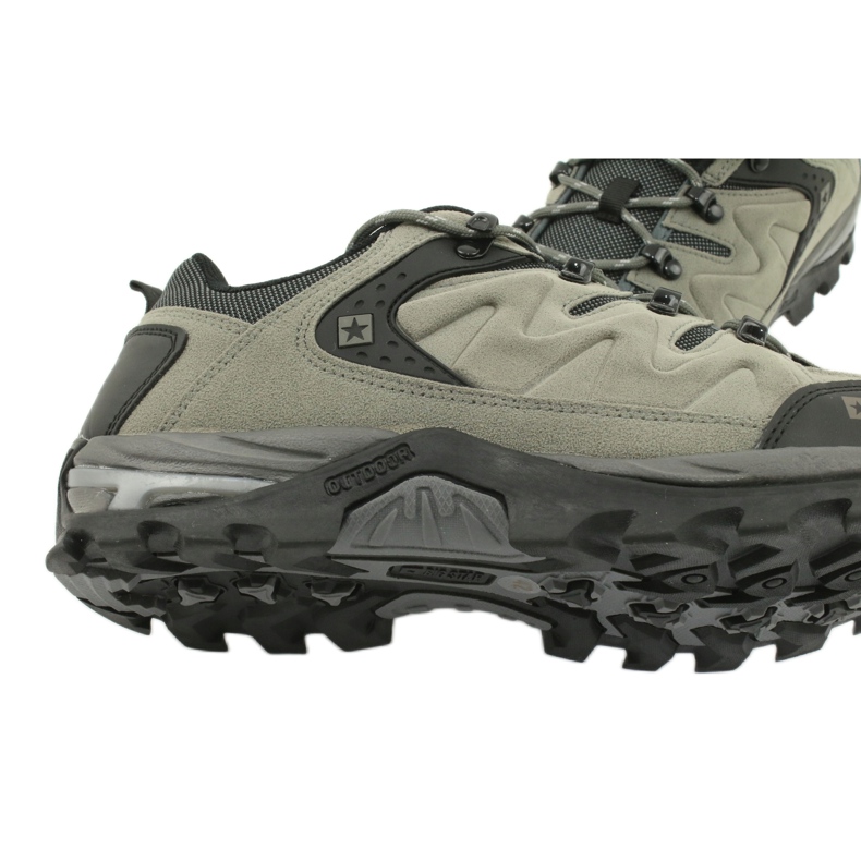 Trekking Big Star pour hommes GG174281 le noir gris 4 Trekking Big Star pour hommes GG174281 le noir gris 4