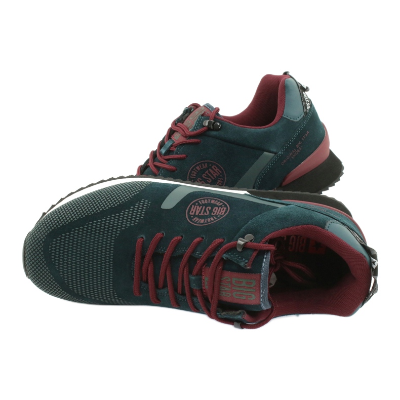 Chaussures Big Star Green GG174549 multicolore vert 4