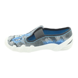 Chaussures enfant Befado 290X205 bleu gris 1